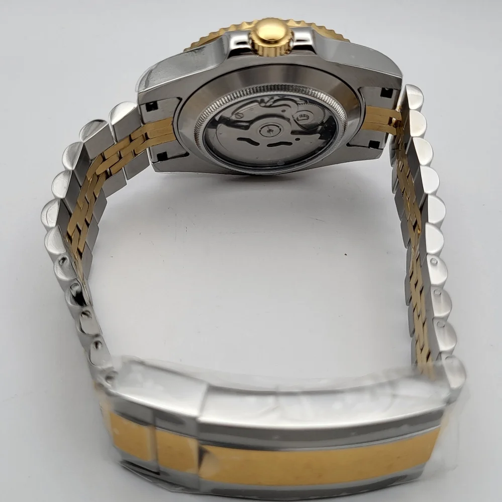 New Custom 40mm SeikoMod Automatic GMT Watch